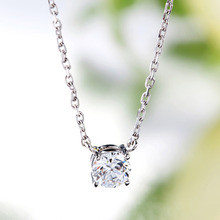3부 GIA 다이아몬드 목걸이 솔리테어 최고급품질 D칼라 VVS1 엑설런트컷팅