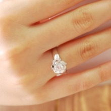 3부 GIA 다이아몬드 반지 로즈 최고급품질 D칼라 VVS1 엑설런트컷팅